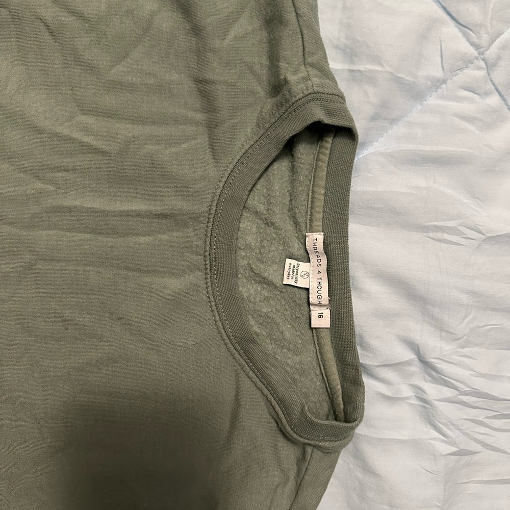 Threads 4 Thought Sage Green Tank Top